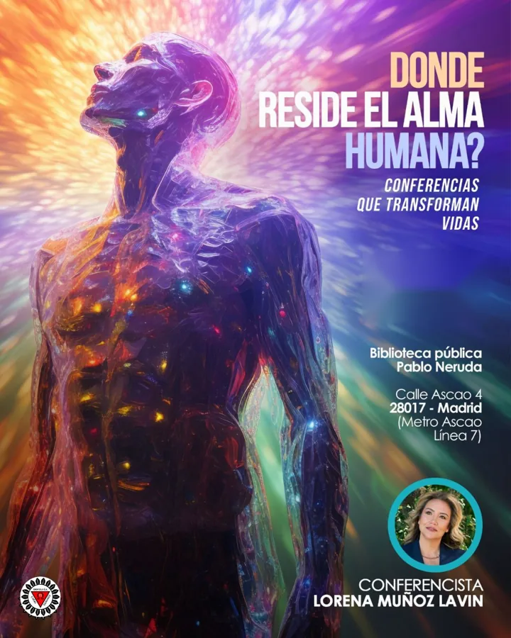 Cartel de «¿Dónde reside el alma humana?» en Madrid