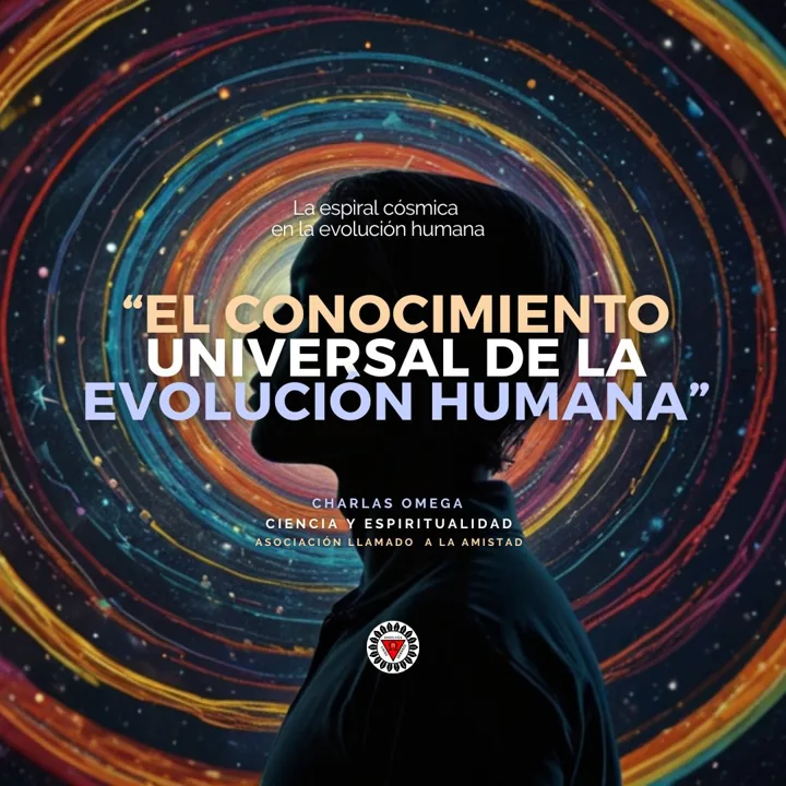 Cartel de la charla «El conocimiento universal de la evolución humana»