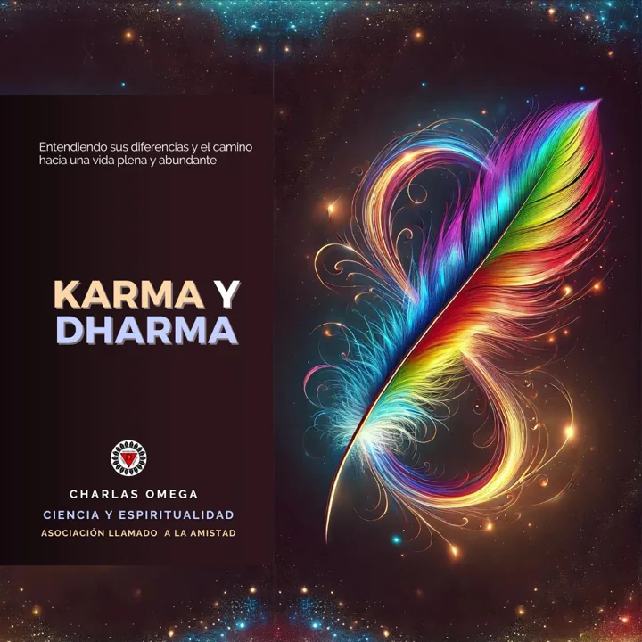 Cartel de la charla «Karma y dharma»